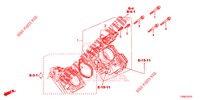 CORPS DE PAPILLON (1.8L) pour Honda CIVIC 1.8 COMFORT 5 Portes 6 vitesses manuelles 2014