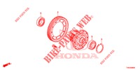 DIFFERENTIEL pour Honda CIVIC 1.8 COMFORT 5 Portes 6 vitesses manuelles 2014