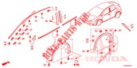 MOULAGE/PROTECTION pour Honda CIVIC 1.8 COMFORT 5 Portes 6 vitesses manuelles 2014