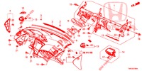 PANNEAU D'INSTRUMENT (LH) pour Honda CIVIC 1.8 COMFORT 5 Portes 6 vitesses manuelles 2014