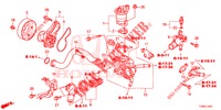 POMPE A EAU (1.8L) pour Honda CIVIC 1.8 COMFORT 5 Portes 6 vitesses manuelles 2014