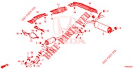 TUYAU D'ECHAPPEMENT/SILENCIEUX (1.8L) pour Honda CIVIC 1.8 COMFORT 5 Portes 6 vitesses manuelles 2014