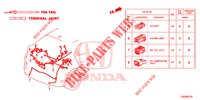 CONNECTEUR ELECTRIQUE (ARRIERE) pour Honda CIVIC DIESEL 1.6 LIFSTYLE 5 Portes 6 vitesses manuelles 2015