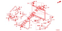 FLEXIBLE DE RADIATEUR/RESERVOIR DE RESERVE (DIESEL) pour Honda CIVIC DIESEL 1.6 LIFSTYLE 5 Portes 6 vitesses manuelles 2015