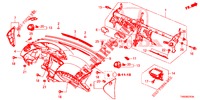 PANNEAU D'INSTRUMENT (LH) pour Honda CIVIC DIESEL 1.6 LIFSTYLE EURO 6 5 Portes 6 vitesses manuelles 2015