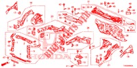 PAROI TRANSVERSALE AVANT/TABLEAU DE BORD pour Honda CIVIC DIESEL 1.6 S 5 Portes 6 vitesses manuelles 2015