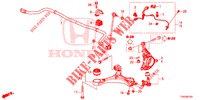 ARTICULATION AVANT pour Honda CIVIC 1.8 S 5 Portes 6 vitesses manuelles 2015