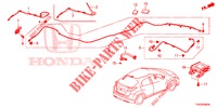 ANTENNE (LH) pour Honda CIVIC DIESEL 2.2 EXCLUSIVE 5 Portes 6 vitesses manuelles 2013