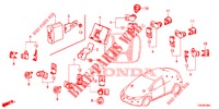 CAPTEUR DE STATIONNEMENT pour Honda CIVIC DIESEL 2.2 EXCLUSIVE 5 Portes 6 vitesses manuelles 2013
