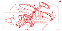 COMPTEUR pour Honda CIVIC DIESEL 2.2 EXCLUSIVE 5 Portes 6 vitesses manuelles 2013