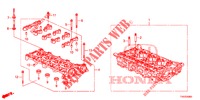 CULASSE (DIESEL) (2.2L) pour Honda CIVIC DIESEL 2.2 EXCLUSIVE 5 Portes 6 vitesses manuelles 2013