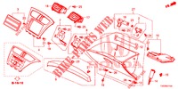 GARNITURE D'INSTRUMENT (COTE DE PASSAGER) (LH) pour Honda CIVIC DIESEL 2.2 EXCLUSIVE 5 Portes 6 vitesses manuelles 2013