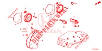 HAUT PARLEUR pour Honda CIVIC DIESEL 2.2 EXCLUSIVE 5 Portes 6 vitesses manuelles 2013