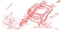 HAYON ARRIERE pour Honda CIVIC DIESEL 2.2 EXCLUSIVE 5 Portes 6 vitesses manuelles 2013
