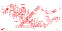 SOUPAPE DE EGR (DIESEL) (2.2L) pour Honda CIVIC DIESEL 2.2 EXCLUSIVE 5 Portes 6 vitesses manuelles 2013