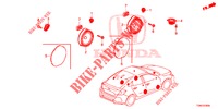 HAUT PARLEUR pour Honda CIVIC DIESEL 1.6 MID 5 Portes 6 vitesses manuelles 2018