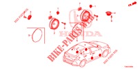 HAUT PARLEUR pour Honda CIVIC DIESEL 1.6 S 5 Portes 6 vitesses manuelles 2018