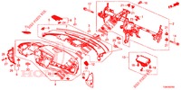 PANNEAU D'INSTRUMENT (LH) pour Honda CIVIC DIESEL 1.6 S 5 Portes 6 vitesses manuelles 2018