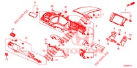 GARNITURE D'INSTRUMENT (COTE DE CONDUCTEUR) (LH) pour Honda CIVIC  TYPE R 5 Portes 6 vitesses manuelles 2019
