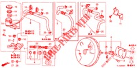 MAITRE CYLINDRE DE FREIN/ALIMENTATION PRINCIPALE (RH) pour Honda ACCORD 2.0 EX 4 Portes 5 vitesses automatique 2013