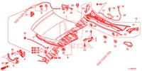 CAPOT MOTEUR (RH) pour Honda ACCORD 2.0 S 4 Portes 6 vitesses manuelles 2014