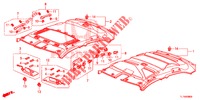 GARNITURE DE PLAFOND pour Honda ACCORD 2.0 S 4 Portes 5 vitesses automatique 2014