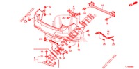 PARE CHOC ARRIERE pour Honda ACCORD 2.0 S 4 Portes 5 vitesses automatique 2014