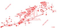 TUYAU D'ECHAPPEMENT (2.0L) pour Honda ACCORD 2.0 S 4 Portes 5 vitesses automatique 2014