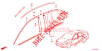 MOULAGE pour Honda ACCORD 2.4 S 4 Portes 6 vitesses manuelles 2014