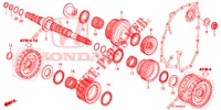 ARBRE SECONDAIRE pour Honda ACCORD 2.4 S 4 Portes 5 vitesses automatique 2014
