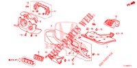 GARNITURE D'INSTRUMENT (COTE DE CONDUCTEUR) (RH) pour Honda ACCORD 2.4 S 4 Portes 5 vitesses automatique 2014