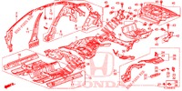 PLANCHER/PANNEAUX INTERIEURS pour Honda ACCORD 2.4 S 4 Portes 5 vitesses automatique 2014