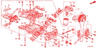 POMPE A HUILE (2.4L) pour Honda ACCORD 2.4 S 4 Portes 5 vitesses automatique 2014