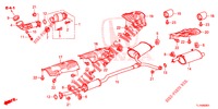TUYAU D'ECHAPPEMENT (2.4L) pour Honda ACCORD 2.4 S 4 Portes 5 vitesses automatique 2014