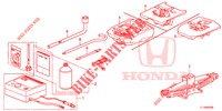 OUTILS/CRIC pour Honda ACCORD 2.0 S 4 Portes 6 vitesses manuelles 2015