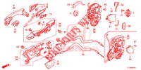 SERRURES PORTES ARRIERE/POIGNEE EXTERNE pour Honda ACCORD 2.4 EXECUTIVE 4 Portes 6 vitesses manuelles 2015