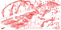 PLANCHER/PANNEAUX INTERIEURS pour Honda ACCORD 2.4 S 4 Portes 6 vitesses manuelles 2015