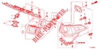 FEU ARRIERE/FEU D'IMMATRICULATION pour Honda ACCORD 2.4 S 4 Portes 5 vitesses automatique 2015