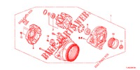 ALTERNATEUR (DENSO) (2.0L) pour Honda ACCORD TOURER 2.0 S 5 Portes 6 vitesses manuelles 2013