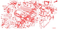 PANNEAU D'INSTRUMENT (RH) pour Honda ACCORD TOURER 2.0 S 5 Portes 6 vitesses manuelles 2013
