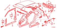 PANNEAUX EXTERIEURS/PANNEAU ARRIERE pour Honda ACCORD TOURER 2.0 S 5 Portes 6 vitesses manuelles 2013