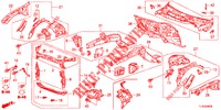 PAROI TRANSVERSALE AVANT/TABLEAU DE BORD pour Honda ACCORD TOURER 2.0 S 5 Portes 6 vitesses manuelles 2013