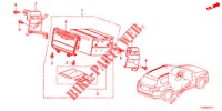 APPAREIL AUDIO (NAVIGATION) pour Honda ACCORD TOURER 2.4 EXECUTIVE 5 Portes 6 vitesses manuelles 2013