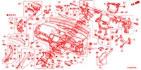 PANNEAU D'INSTRUMENT (RH) pour Honda ACCORD TOURER 2.0 S 5 Portes 6 vitesses manuelles 2014