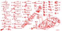 ATTACHE DE FAISCEAU/SUPPORT (RH) pour Honda ACCORD TOURER 2.0 S 5 Portes 5 vitesses automatique 2014