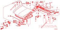CAPOT MOTEUR (RH) pour Honda ACCORD TOURER 2.0 S 5 Portes 5 vitesses automatique 2014
