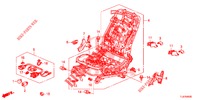 COMP. DE SIEGE AV. (D.) (SIEGE REGLAGE MANUEL) pour Honda ACCORD TOURER 2.0 S 5 Portes 5 vitesses automatique 2014