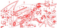 GARNITURE DE PORTE AVANT (RH) pour Honda ACCORD TOURER 2.0 S 5 Portes 5 vitesses automatique 2014