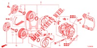 CLIMATISEUR (COMPRESSEUR) (DIESEL) pour Honda ACCORD TOURER DIESEL 2.2 S 5 Portes 5 vitesses automatique 2014