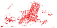 COMP. DE SIEGE AV. (D.) (SIEGE REGLAGE MANUEL) pour Honda ACCORD TOURER DIESEL 2.2 S 5 Portes 5 vitesses automatique 2014